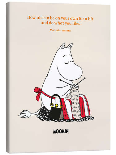 Stampa su tela Do what you like - Moominmamma