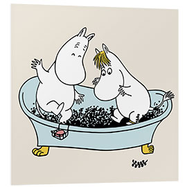 Bilde på skumplate Moomintroll and Snorkmaiden stomp the grapes