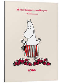 Magnettafel All nice things are good for you - Moominmamma II