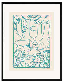 Gerahmter Kunstdruck Es geht nichts über wildes Camping I