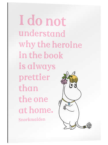 Gallery print Why the heroine in the book is always prettier? - Snorkmaiden