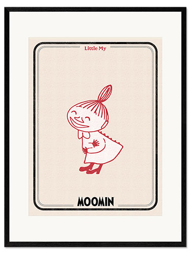 Plakat artystyczny premium w ramie Little My II