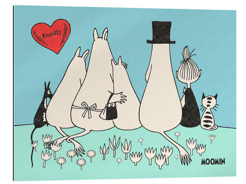 Galleritryck Moomin Family Love