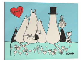 Gallery print Moomin Family Love