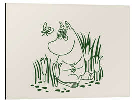 Magnettafel Snorkfräulein mit Schmetterlingen