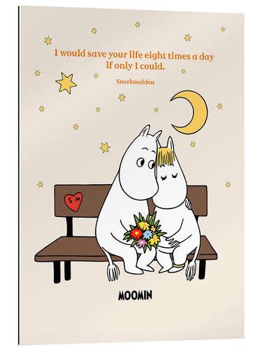 Gallery print I would save your life eight times a day - Moomintroll