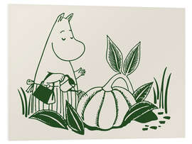 Foam board print Moominmamma waters the pumpkin