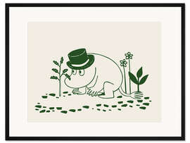 Gerahmter Kunstdruck Die kleine wächst so schnell!