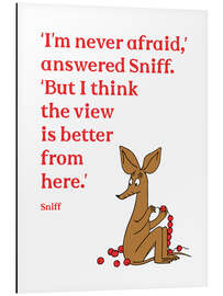 Magnettafel I'm never afraid - Sniff