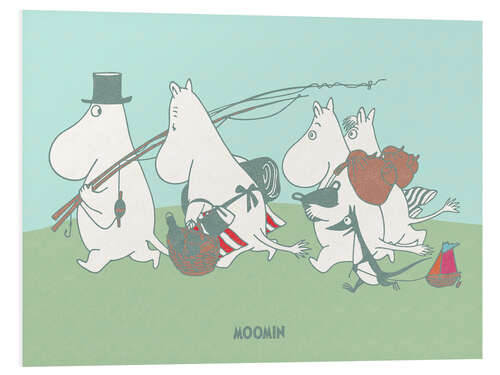 Tableau en PVC Moomin's Boat Trip II