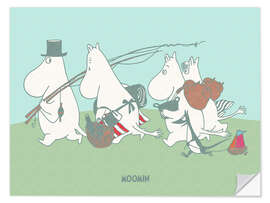 Wall sticker Moomin's Boat Trip II