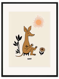 Gerahmter Kunstdruck Sniff