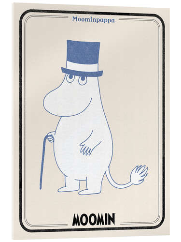 Acrylglas print Moominpappa