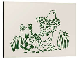 Tableau en aluminium Snufkin enjoys the summer