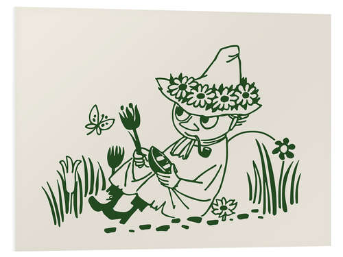 Foam board print Snufkin enjoys the summer