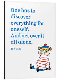 Magnettafel One has to discover everything for oneself - Too-ticky