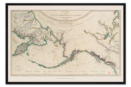 Gerahmter Kunstdruck Cooks dritte Reise 1778-1779, 1784-1804