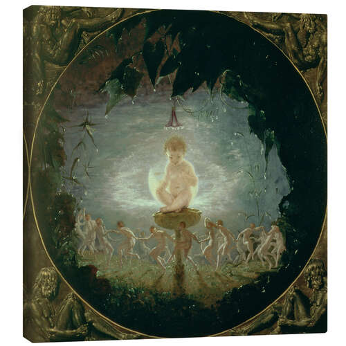 Stampa su tela Puck, Richard Dadd, 1841