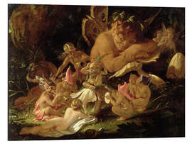 Magnettafel Puck und Feen, aus Ein Sommernachtstraum, 1850