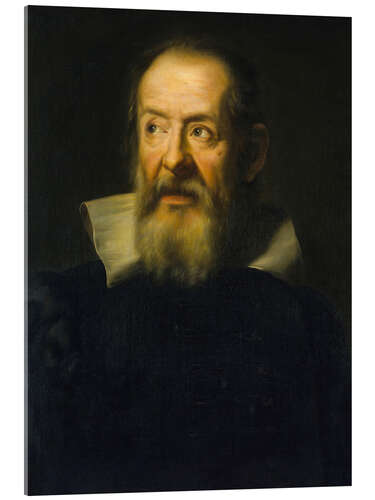 Acrylic print Galileo Galilei, Nicolas Cochin