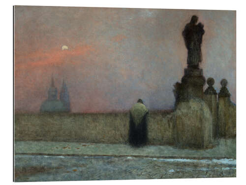 Gallery print Early Evening in Hradcany, Prague, Jakub Schikaneder