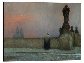 Magnettafel Früher Abend im Hradschin, Prag, Jakub Schikaneder