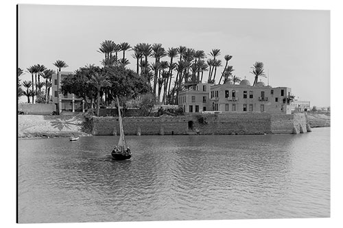 Aluminiumsbilde Coptic Church alongside the Nile at Cairo, c. 1930