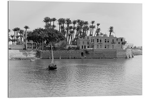 Galleritryk Coptic Church alongside the Nile at Cairo, c. 1930