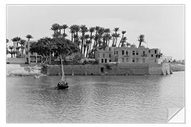 Autocolante decorativo Coptic Church alongside the Nile at Cairo, c. 1930