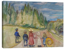 Canvastavla The Fairytale Forest, 1902