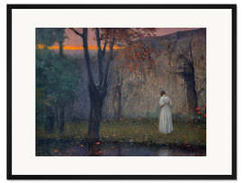 Gerahmter Kunstdruck Herbstdämmerung, Jakub Schikaneder, 1910