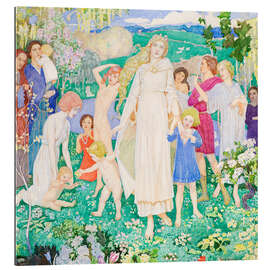 Tableau en plexi-alu The Coming of Bride, c. 1930