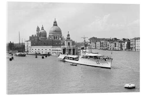 Acrylglasbild Torpedoboot der italienischen Flotte 'Lince' in Venedig, 1939