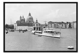 Gerahmter Kunstdruck Torpedoboot der italienischen Flotte 'Lince' in Venedig, 1939