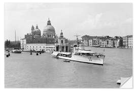 Sticker mural Italian fleet torpedo boat 'Lince' at Venice, 1939