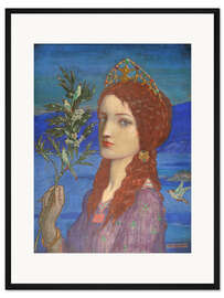 Gerahmter Kunstdruck Die Botin von Tethra, 1910