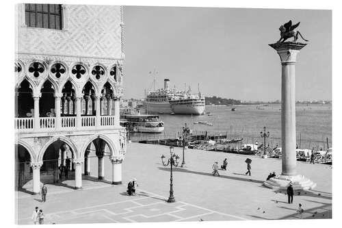 Tableau en verre acrylique The 'Orion' in Venice, Italy, 1937