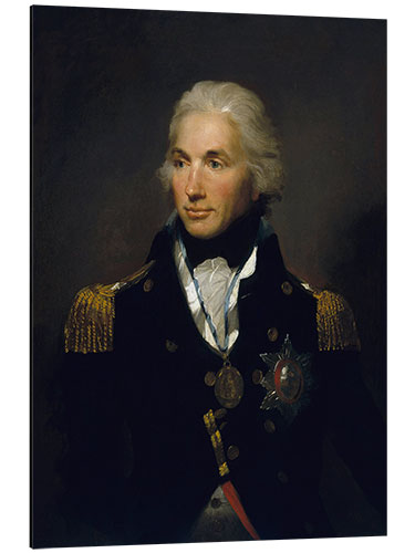 Cuadro de aluminio Portrait of Vice Admiral Horatio Nelson, Lemuel Abbott