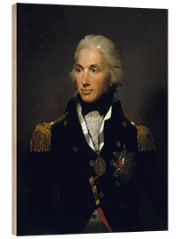 Holzbild Porträt von Vizeadmiral Horatio Nelson, Lemuel Abbott