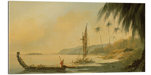 Galleritryk Point Venus, Island of Otaheite, Tahiti, 1775