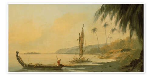 Poster Punkt Venus, Insel Otaheite, Tahiti, 1775