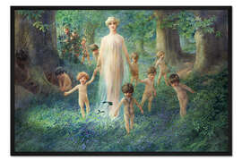 Gerahmter Kunstdruck Feenwald