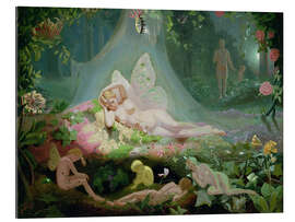 Tableau en plexi-alu There Sleeps Titania, 1872