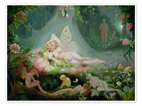 Plakat There Sleeps Titania, 1872