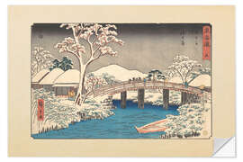 Wall sticker Hodogaya winter landscape