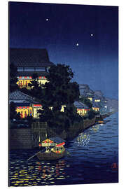 Magnettafel Ryuhashi bei Nacht, Yanagibashi, 1934