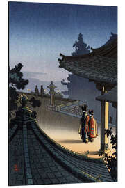 Magnettafel Evening im Miidera Temple, Otsu, 1936