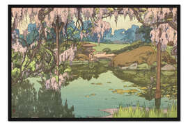 Gerahmter Kunstdruck Glyzinie, 1935