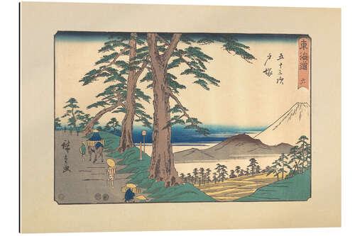 Quadro em plexi-alumínio Totsuka, landscape and Mount Fuji