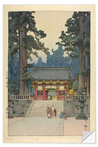 Wall sticker Toshogu Shrine, 1937